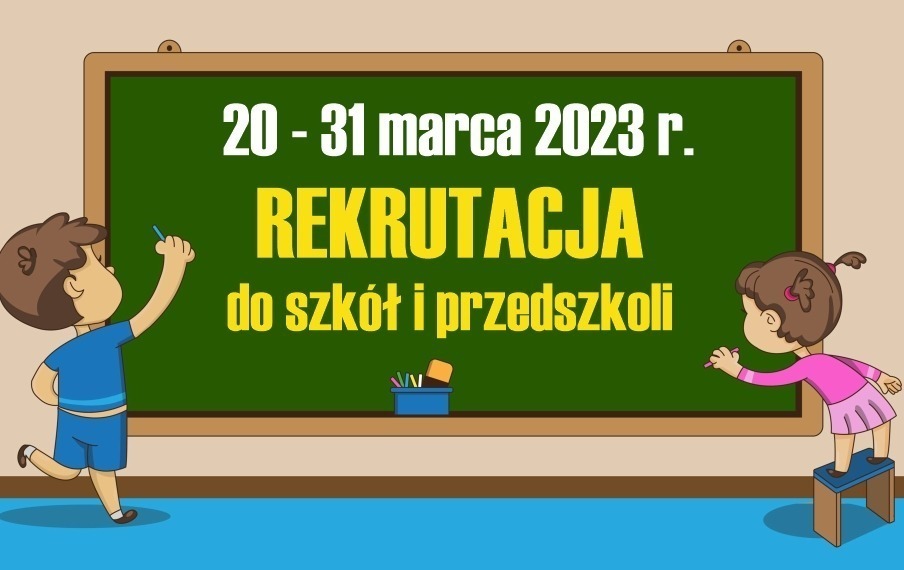 Zdjęcie do Rekrutacja do szkół i przedszkoli na rok szkolny 2023/2024