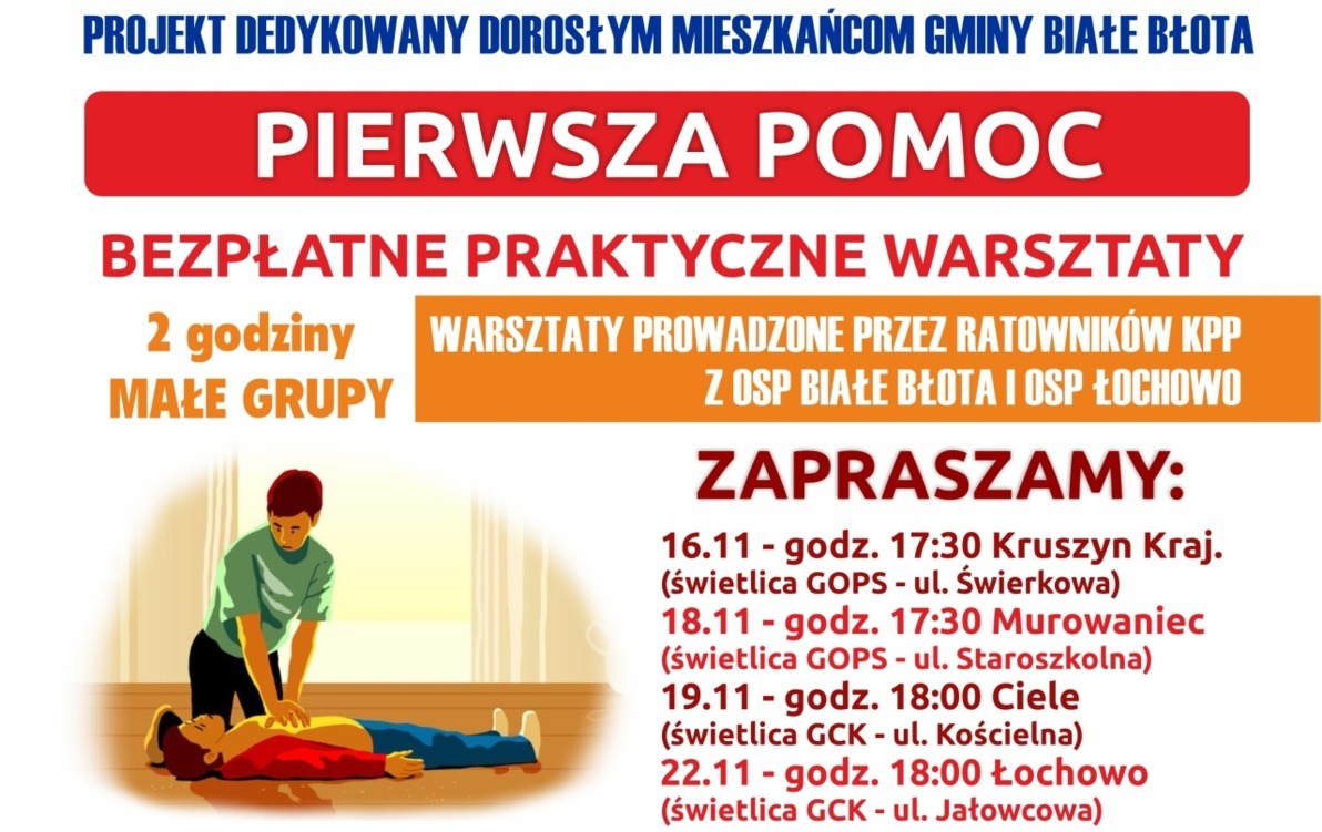 Zdjęcie do Warsztaty Pierwszej Pomocy