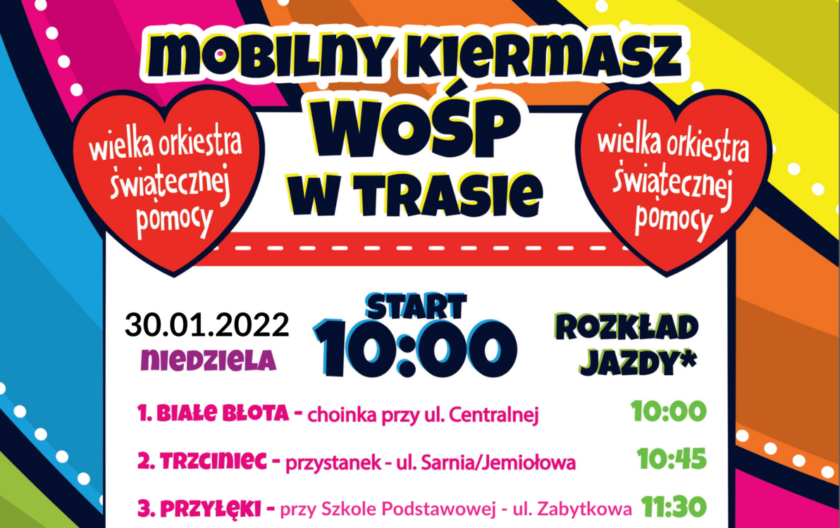 Zdjęcie do Mobilny kiermasz WOŚP w trasie! 30 FINAŁ!