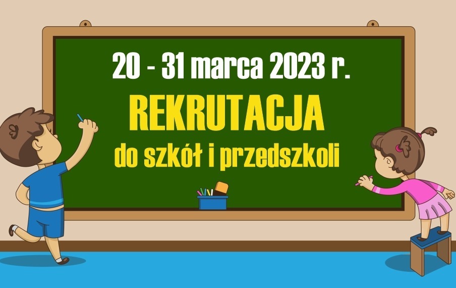 Zdjęcie do Rekrutacja do szk&oacute;ł i przedszkoli na rok szkolny 2023/2024