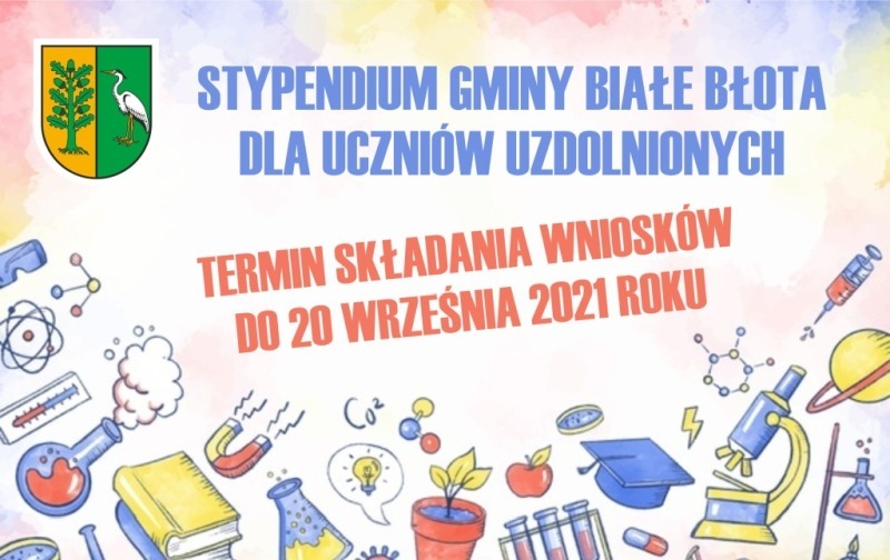 Zdjęcie do Stypendium Gminy Białe Błota dla uczni&oacute;w uzdolnionych